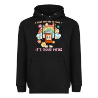 Black if you're happy and you know it its your meds Heavyweight Hoodie - MaliasSmallBusiness