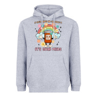 Heather Grey if you're happy and you know it its your meds Heavyweight Hoodie - MaliasSmallBusiness