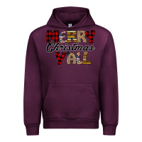 Mauve Wine Merry Christmas Y'all Urban Hoodie - Bettercallsaul