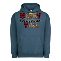 Pigment Midnight Navy Merry Christmas Y'all Urban Hoodie - Bettercallsaul