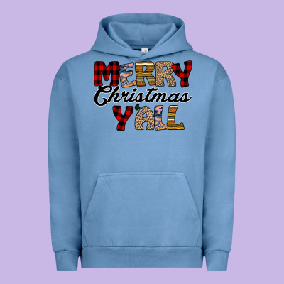 Merry Christmas Y'all Urban Hoodie Designed By Bettercallsaul