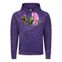 Cloud Purple balerina t rex dinosaur with tutu Vintage Hoodie - RanaPortraitStore
