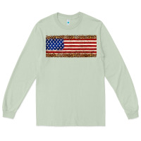 Matcha usa flag leopard Long Sleeve Tee - JahusDesignShop