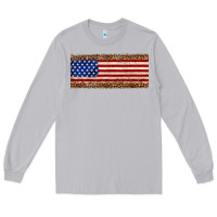 Moon Dust usa flag leopard Long Sleeve Tee - JahusDesignShop
