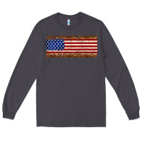 Smoke usa flag leopard Long Sleeve Tee - JahusDesignShop