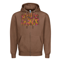 Chestnut cinco de mayo leopard glitter Zipper Hoodie - Artiststas