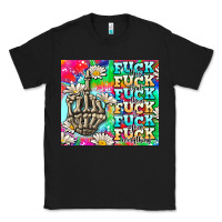 Black fuck everything skeletons Classic Tee - AdoDesignShop