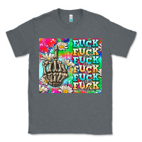Charcoal Heather fuck everything skeletons Classic Tee - AdoDesignShop