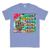 Colony Blue fuck everything skeletons Classic Tee - AdoDesignShop