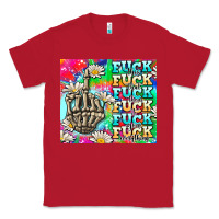 Red fuck everything skeletons Classic Tee - AdoDesignShop