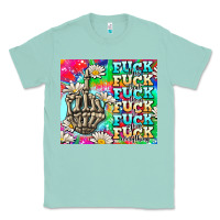 Seafoam fuck everything skeletons Classic Tee - AdoDesignShop