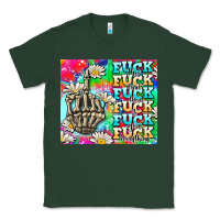 Sports Green fuck everything skeletons Classic Tee - AdoDesignShop