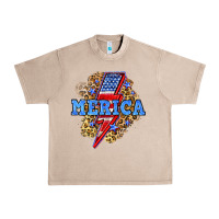 French Oak Merica lightning bolt Urban Heavy Tee - Neo Western