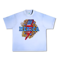 Grape Ice Merica lightning bolt Urban Heavy Tee - Neo Western