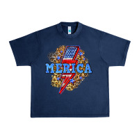 Navy Merica lightning bolt Urban Heavy Tee - Neo Western