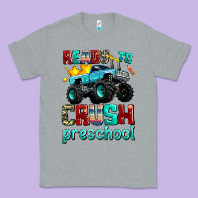 Ready To School Crush Preschool Classic Tee Designed By Adodesignshop