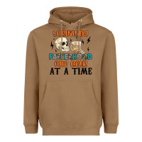 Toasted Coconut surviving fatherhood one beer at a time Heavyweight Hoodie - MaliasSmallBusiness