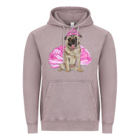 Vintage Zinc balerina pug with tutu Vintage Hoodie - RanaPortraitStore