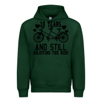 Forest Green 10 Years And Still Enjoying The Ride Urban Hoodie - Bettercallsaul