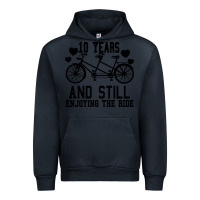 Navy 10 Years And Still Enjoying The Ride Urban Hoodie - Bettercallsaul
