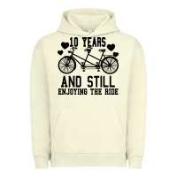 Pigment Pistachio 10 Years And Still Enjoying The Ride Urban Hoodie - Bettercallsaul