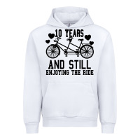 White 10 Years And Still Enjoying The Ride Urban Hoodie - Bettercallsaul
