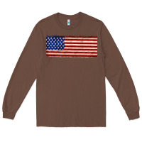 Chestnut usa flag Long Sleeve Tee - JahusDesignShop