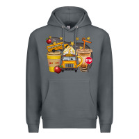 Rock School Bus Coffee And Star Bbs Premium Hoodie - BundleAndBundleShop