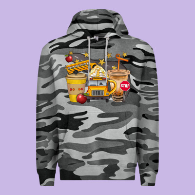 School Bus Coffee And Star Bbs Premium Hoodie Designed By Bundleandbundleshop
