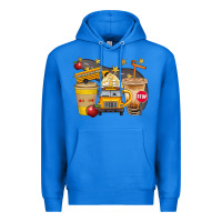 True Royal School Bus Coffee And Star Bbs Premium Hoodie - BundleAndBundleShop