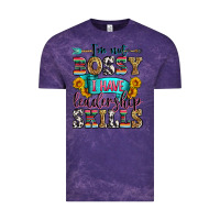 Cloud Purple i'm not bossy i have leadership skills Vintage Tee - Zillion Design Studio