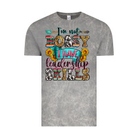 Cloud Rock i'm not bossy i have leadership skills Vintage Tee - Zillion Design Studio