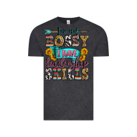Vintage Black i'm not bossy i have leadership skills Vintage Tee - Zillion Design Studio