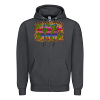 Smoke cinco de mayo leopard frame Zipper Hoodie - Artiststas