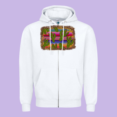 Cinco De Mayo Leopard Frame Zipper Hoodie Designed By Artiststas