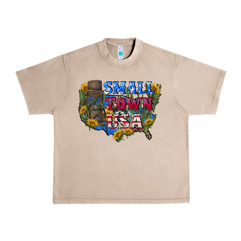Small Town Usa 4th Of July Urban Heavy Tee by CowGirlArtShop | Teevron