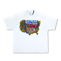 White Small town usa 4th of july Urban Heavy Tee - CowGirlArtShop