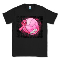 Black breast cancer volleyball Classic Tee - JahusDesignShop