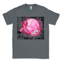 Charcoal Heather breast cancer volleyball Classic Tee - JahusDesignShop