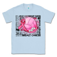 Dusty Blue breast cancer volleyball Classic Tee - JahusDesignShop