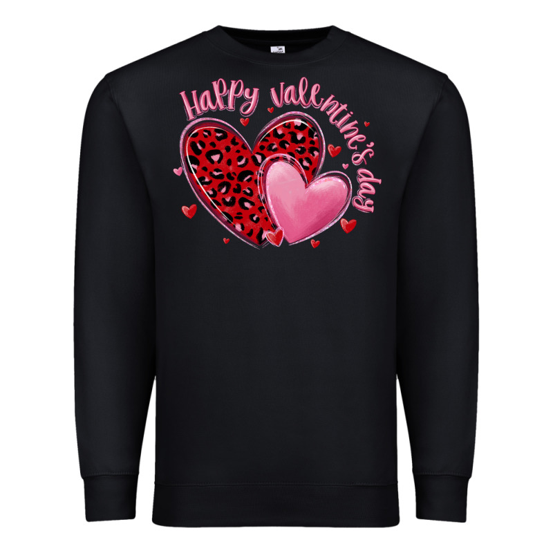 Happy Valentine's Day Hearts Premium Sweatshirt by MaliasSmallBusiness | Teevron