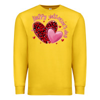 Lemon happy valentine's day hearts Premium Sweatshirt - MaliasSmallBusiness