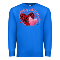 True Royal happy valentine's day hearts Premium Sweatshirt - MaliasSmallBusiness