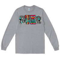 Heather Grey tx texas Long Sleeve Tee - JahusDesignShop