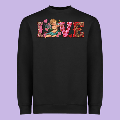 Love Cupid Heavyweight Sweatshirt Designed By Ranaportraitstore