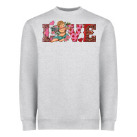 Heather Grey love cupid Heavyweight Sweatshirt - RanaPortraitStore