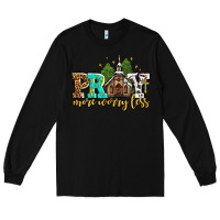 Black pray more worry less with church Long Sleeve Tee - AdoDesignShop