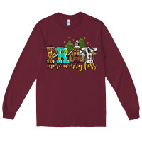 Burgundy pray more worry less with church Long Sleeve Tee - AdoDesignShop