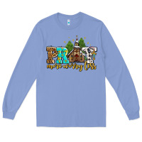 Colony Blue pray more worry less with church Long Sleeve Tee - AdoDesignShop