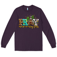 Plum pray more worry less with church Long Sleeve Tee - AdoDesignShop